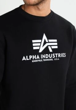 Alpha Industries BASIC - Sweatshirt - Black -Alpha Industries 094e46f55d97498dac543a5c994eaf05