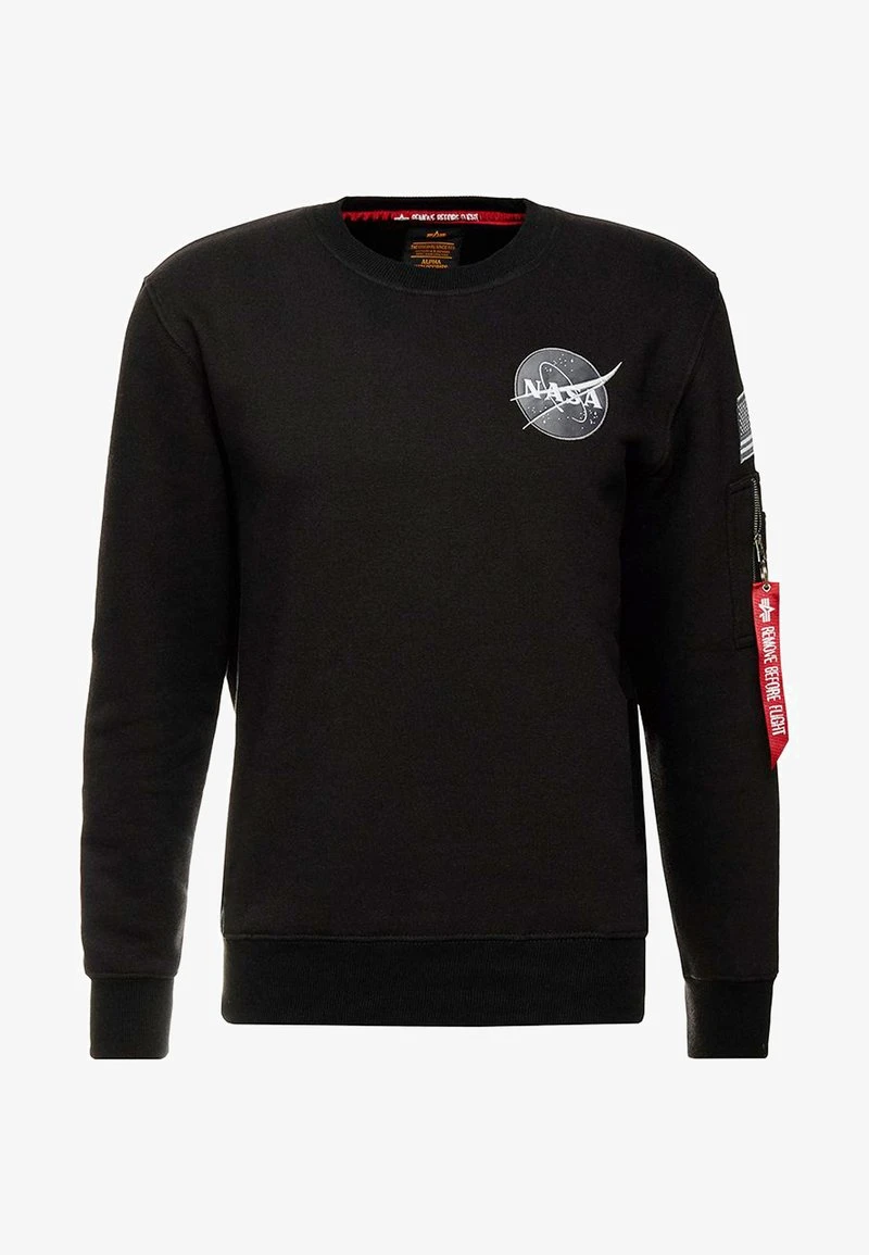 Alpha Industries NASA - Sweatshirt - Schwarz 4 Alpha Industries NASA - Sweatshirt - Schwarz – Bild 4