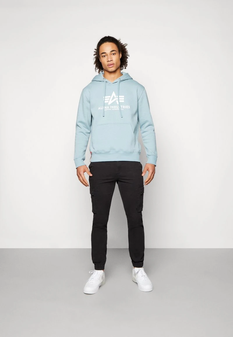 Alpha Industries BASIC HOODY - Kapuzenpullover - Grey Blue 2 Alpha Industries BASIC HOODY - Kapuzenpullover - Grey Blue – Bild 2