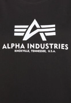 Alpha Industries BASIC LONG - Jerseykleid - Black -Alpha Industries 13166bf69e984fdd992d0fed87e3609f