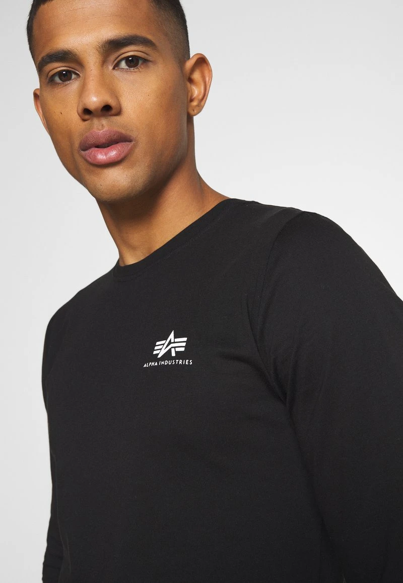 Alpha Industries BACK PRINT HEAVY LS - Langarmshirt - Black 6 Alpha Industries BACK PRINT HEAVY LS - Langarmshirt - Black – Bild 6