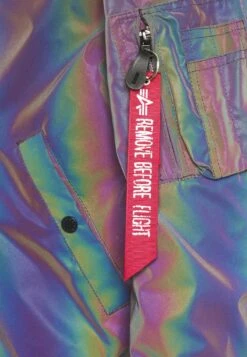 Alpha Industries RAINBOW REFLECTIVE - Bomberjacke - Rainbow/reflective -Alpha Industries 14a1e0728fa44b4cb152c153c58f8d58