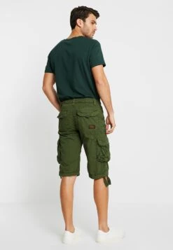 Alpha Industries JET - Shorts - Dark Oliv -Alpha Industries 17cd56050c6f4e0f861cb5d7fe09987e