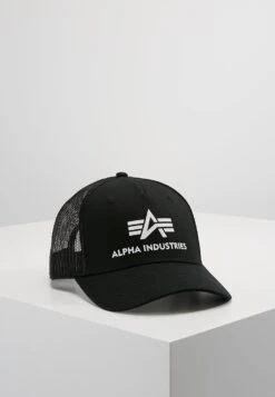 Alpha Industries BASIC TRUCKER UNISEX - Cap - Black
