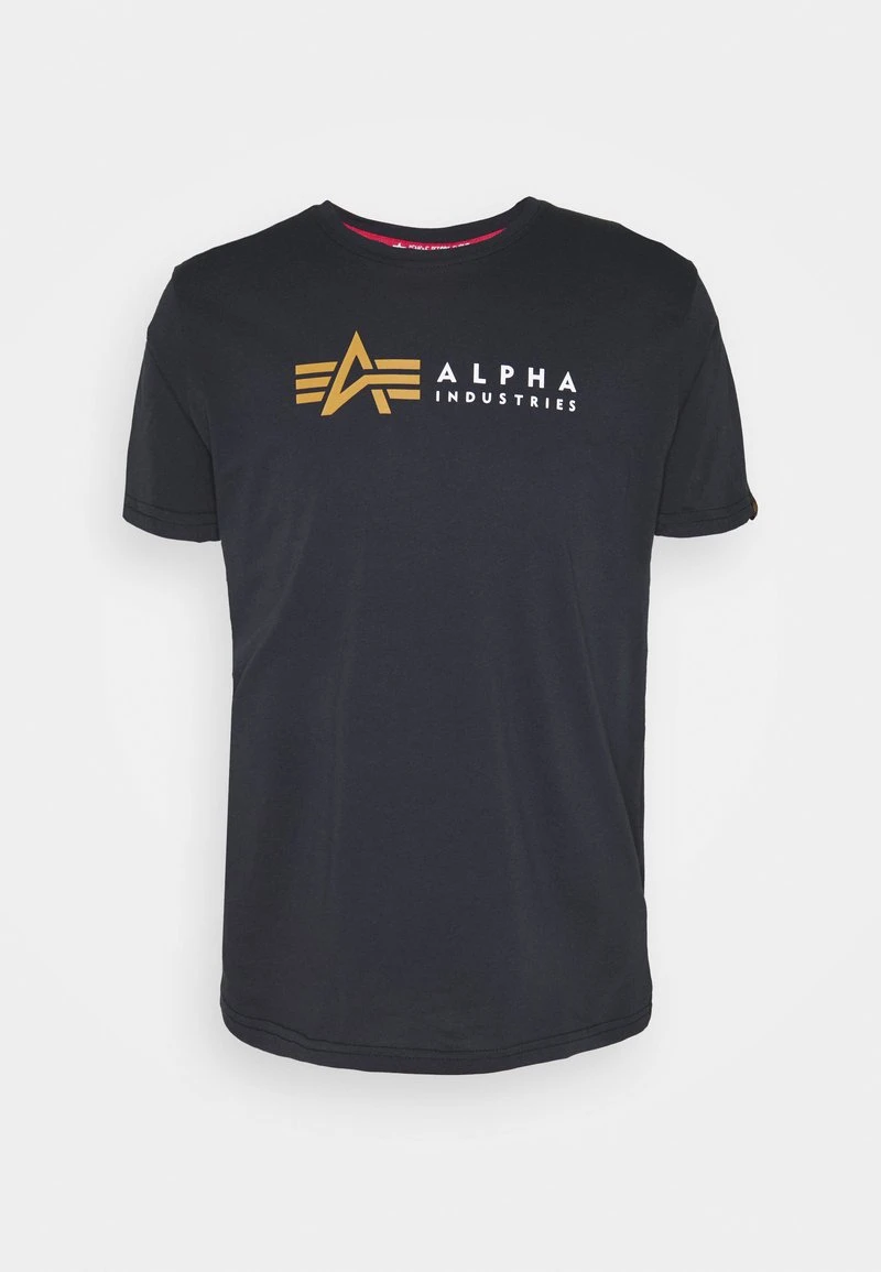 Alpha Industries LABEL - T-Shirt Print - Black 5 Alpha Industries LABEL - T-Shirt Print - Black – Bild 5
