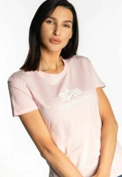 Alpha Industries NEW BASIC - T-Shirt Print - Pink
