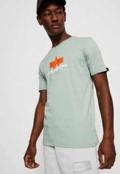Alpha Industries T-Shirt Print - Dusty Green 9 Alpha Industries T-Shirt Print - Dusty Green -Alpha Industries 274a455ffd68424395c59fdf4829890f
