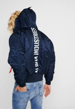 Alpha Industries HOODED CUSTOM - Winterjacke - Rep Blue -Alpha Industries 29c462672df14e12acd540947947b7b5