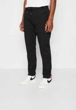 Alpha Industries HIDDEN JOGGER - Cargohose - Black
