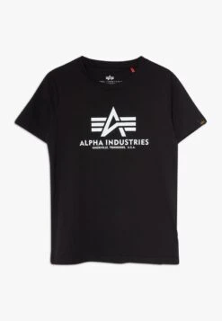 Alpha Industries BASIC KIDS TEENS UNISEX - T-Shirt Print - Black