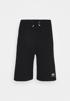 Alpha Industries BASIC SMALL LOGO - Shorts - Black -Alpha Industries 37627441404b4a12b146850831de086b