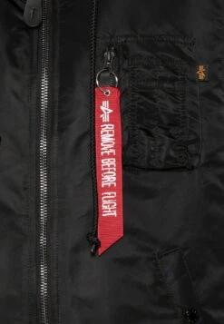 Alpha Industries HOODED VEST - Weste - Black -Alpha Industries 37c1a2e8e5454635bd9c5e69b085593e