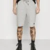 Alpha Industries BASIC SMALL LOGO - Shorts - Grey Heather