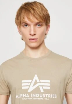 Alpha Industries T-Shirt Print - Vintage Sand -Alpha Industries 3b5f6bf36ac1460c94a43f60b5569541