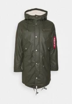 Alpha Industries RAINCOAT - Parka - Black -Alpha Industries 3bceb96d776040ce915c858463ed308d