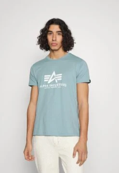 Alpha Industries T-Shirt Print - Grey Blue -Alpha Industries 3be0a33f8e9842d09212134dabc611af 1