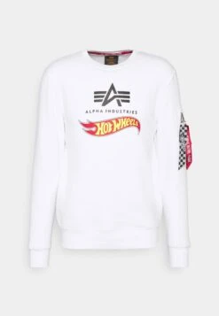 Alpha Industries HOT WHEELS FLAG - Sweatshirt - White 11 Alpha Industries HOT WHEELS FLAG - Sweatshirt - White -Alpha Industries 3e442361086d4c70b34673456c0c236f