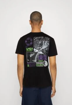 Alpha Industries SKYLAB NASA - T-Shirt Print - Black/green -Alpha Industries 3ec51354df764cb5a717eeb6b1d5d53b