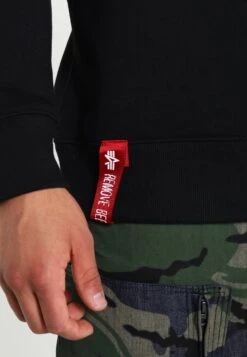 Alpha Industries BASIC - Sweatshirt - Black -Alpha Industries 3ef213d22b6f4fb8a05d3f27b46f5f14