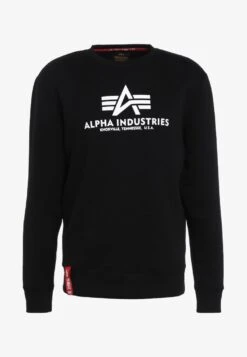 Alpha Industries BASIC - Sweatshirt - Black -Alpha Industries 3f2fe5eda1f3487ebb599020671392d8