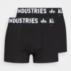 Alpha Industries TAPE CONTRAST 2 PACK - Panties - Black