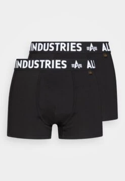 Alpha Industries TAPE CONTRAST 2 PACK - Panties - Black