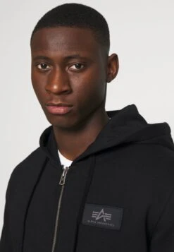 Alpha Industries BACK PRINT ZIP HOODY - Sweatjacke - Black 9 Alpha Industries BACK PRINT ZIP HOODY - Sweatjacke - Black -Alpha Industries 41ebdbf9c2aa43dea13b1ec734732cb1