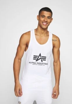 Alpha Industries BASIC TANK - Top - White -Alpha Industries 445c7ae07f9b4876936fc321215aa3f9 1