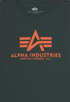Alpha Industries BASIC KIDS TEENS UNISEX - T-Shirt Print - Dark Petrol -Alpha Industries 4c3a38719426440bb9c344420c0775de