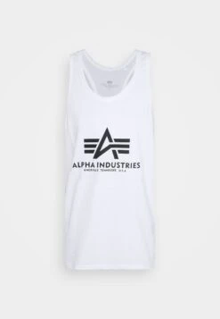 Alpha Industries BASIC TANK - Top - White -Alpha Industries 51ba1615ad624fb8ab587ff4e396e506