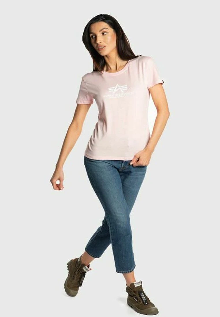 Alpha Industries NEW BASIC - T-Shirt Print - Pink 4 Alpha Industries NEW BASIC - T-Shirt Print - Pink – Bild 4