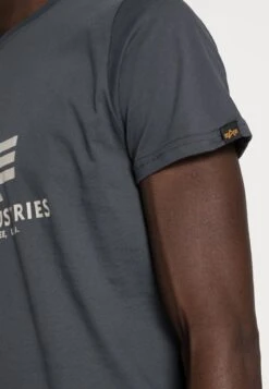 Alpha Industries T-Shirt Print - Anthrazit -Alpha Industries 5bb6ad4b17b643b099a11c99f206174d