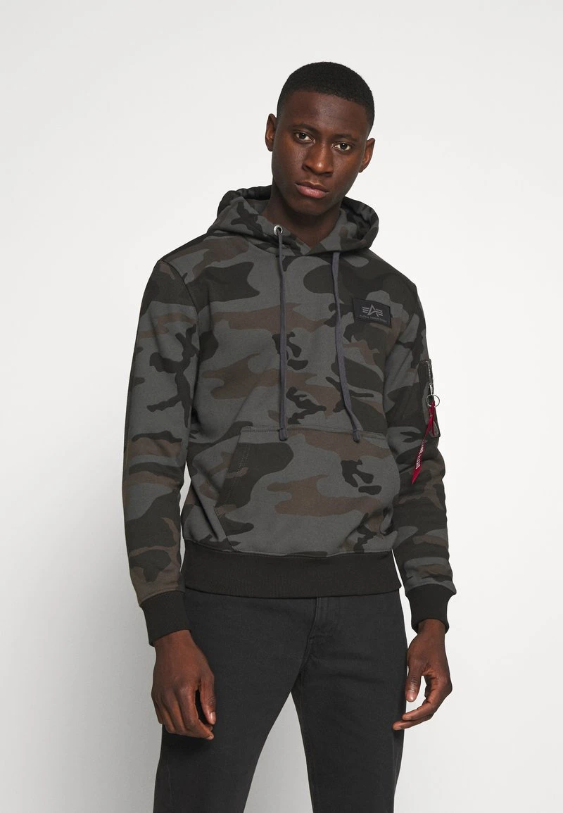 Alpha Industries BACK PRINT CAMO - Kapuzenpullover - Black 6 Alpha Industries BACK PRINT CAMO - Kapuzenpullover - Black – Bild 6