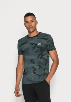 Alpha Industries BASIC SMALL LOGO - T-Shirt Basic - Black