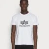 Alpha Industries T-Shirt Print - Weiss