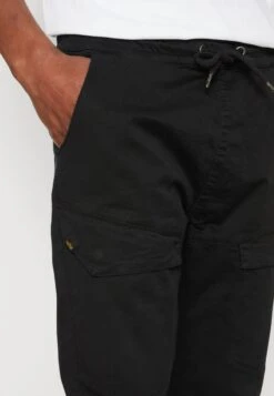 Alpha Industries HIDDEN JOGGER - Cargohose - Black -Alpha Industries 61b4860f5b39471da9d37a865b8596f3