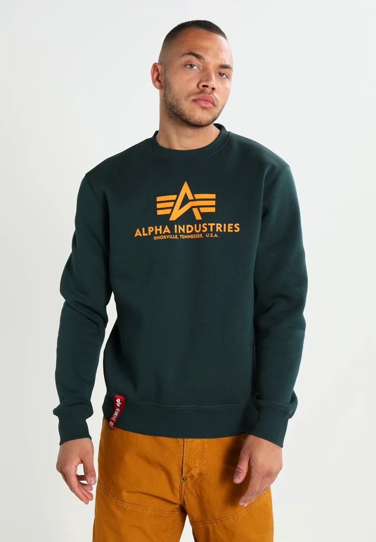 Alpha Industries BASIC - Sweatshirt - Dark Petrol 1 Alpha Industries BASIC - Sweatshirt - Dark Petrol