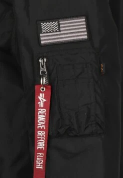 Alpha Industries Leichte Jacke - Black -Alpha Industries 698bf10162d8485eba55fa9b4e9b5cd6