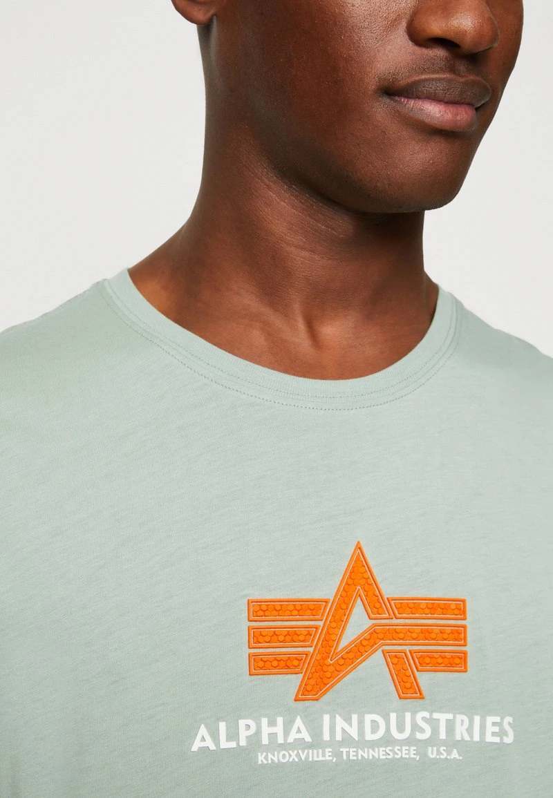 Alpha Industries T-Shirt Print - Dusty Green 6 Alpha Industries T-Shirt Print - Dusty Green – Bild 6