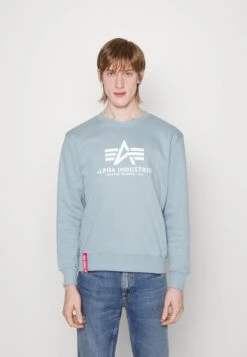 Alpha Industries BASIC - Sweatshirt - Grey Blue -Alpha Industries 6ded00330da54857936506b95a818261 1