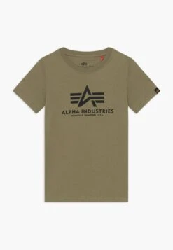 Alpha Industries BASIC KIDS TEENS UNISEX - T-Shirt Print - Olive