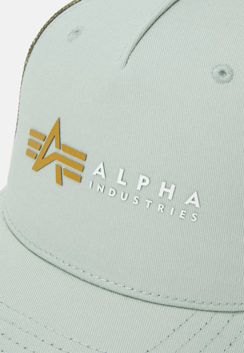 Alpha Industries LABEL TRUCKER UNISEX - Cap - Dusty Green 4 Alpha Industries LABEL TRUCKER UNISEX - Cap - Dusty Green – Bild 4
