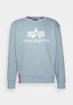 Alpha Industries BASIC - Sweatshirt - Grey Blue -Alpha Industries 72e12a4189fd4b27bcab8ba3dd9c64d9