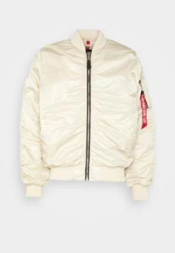 Alpha Industries MA-1 PUCKERED - Bomberjacke - Vintage White -Alpha Industries 73739d2359074a708da36bab16b34769