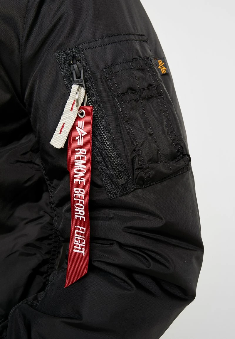 Alpha Industries INJECTOR - Bomberjacke - Black/beige 6 Alpha Industries INJECTOR - Bomberjacke - Black/beige – Bild 6