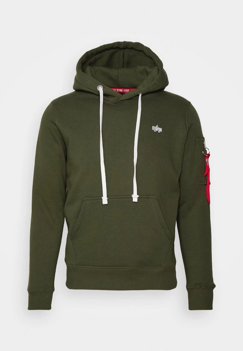 Alpha Industries HOODY UNISEX - Sweatshirt - Dark Green 1 Alpha Industries HOODY UNISEX - Sweatshirt - Dark Green