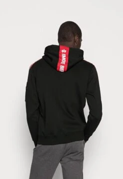 Alpha Industries TAPE HOODY EXCLUSIV - Kapuzenpullover - Black -Alpha Industries 7a6fb617f0074d89b087f85180cf5f73