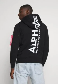 Alpha Industries BACK PRINT ZIP HOODY - Sweatjacke - Black 8 Alpha Industries BACK PRINT ZIP HOODY - Sweatjacke - Black -Alpha Industries 7c4de9722bb743899862a77adb206283