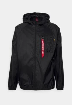 Alpha Industries SUPERLIGHT UTILITY JACKET - Regenjacke / Wasserabweisende Jacke - Black -Alpha Industries 867cd896499844de8edf9a3301a7dec0