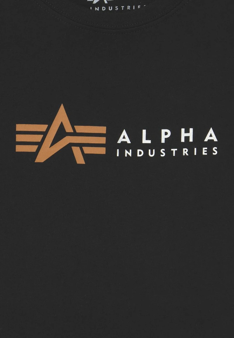 Alpha Industries LABEL KIDS TEENS UNISEX - T-Shirt Print - Black 3 Alpha Industries LABEL KIDS TEENS UNISEX - T-Shirt Print - Black – Bild 3